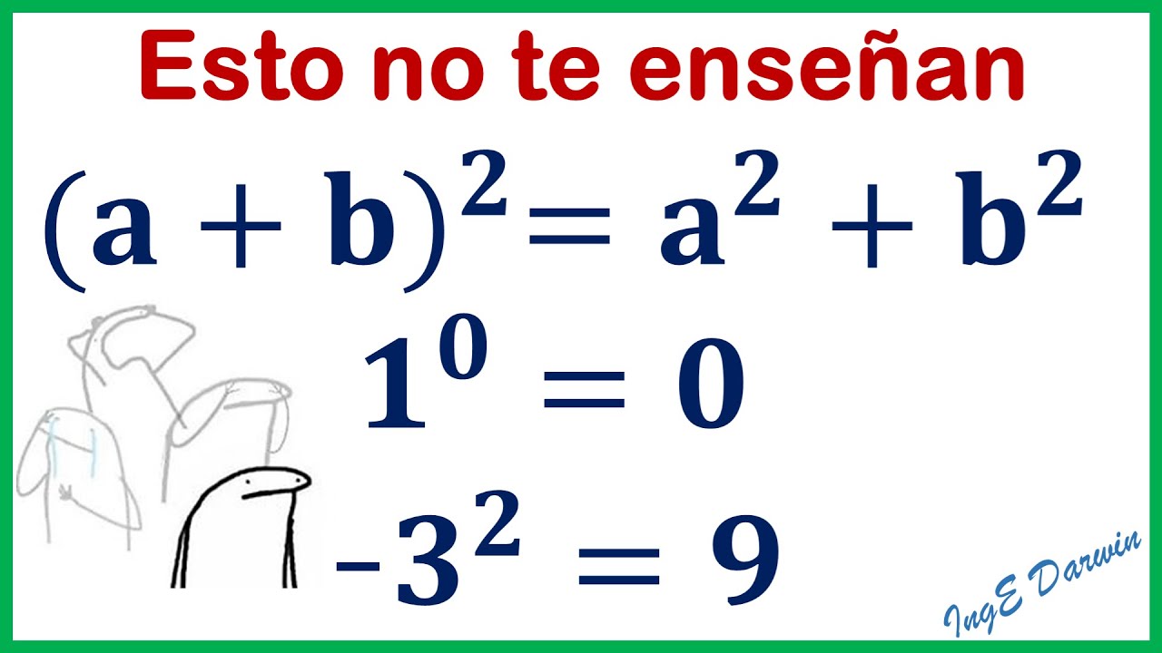 16 expresiones matemáticas que debes diferenciar, no te equivoques más.