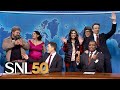Weekend Update Ft Bobby Moynihan Cecily Strong Fred Armisen Vanessa Bayer Bill Murray SNL50