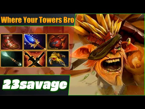 23savage - Bristleback Carry Destroys - Dota 2 - Full Pro Gameplay - Improve Your Gameplay!