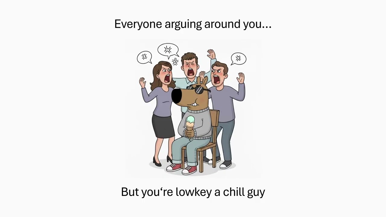 Chill Guy Meme PowerPoint Template