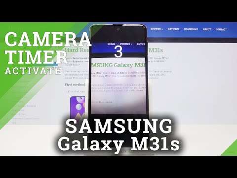 How to Use Camera Timer on SAMSUNG Galaxy M31s – Set Up Camera Timer