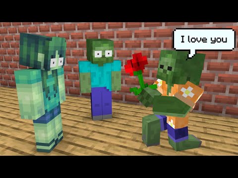 Zombie Gangster Love Story ( Stolen Photos ) - Minecraft Animation