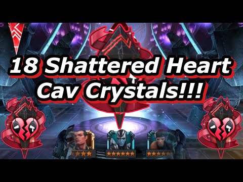 18 Shattered Heart Crystals!!! Marvel Contest of Champions