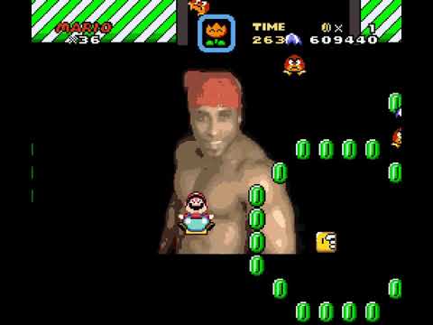 [SMW Hack - Super Mario /v/orld] 2-A:Gachi