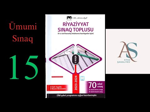 MHM 70 sınaq - Ümumi sınaq 15
