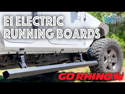 The Go Rhino E1 Electric Running Boards for The Jeep JK - Install and Review