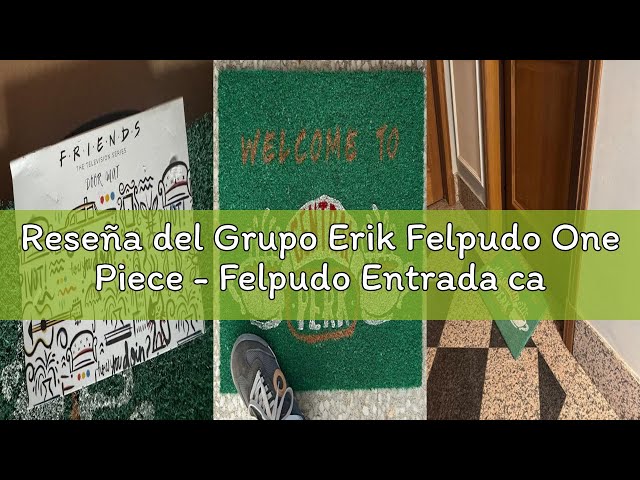Vídeo relacionado con Grupo Erik Felpudo Harry Potter Alohomora - Felpudo Entrada casa Friki : Tapete Entrada casa, Harry Potter Regalos | Alfombra Exterior de Fibra de Coco Antideslizante e Impermeable