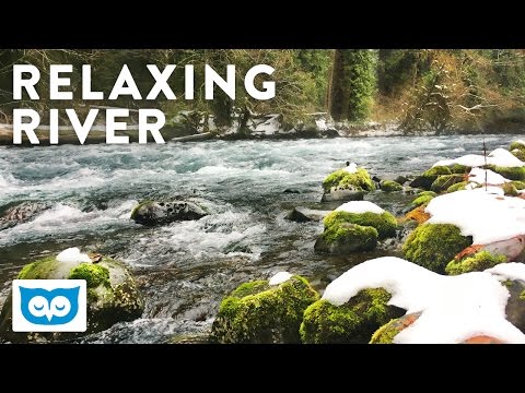Relaxing river sounds - 2 hours of calming white noise, water sounds
