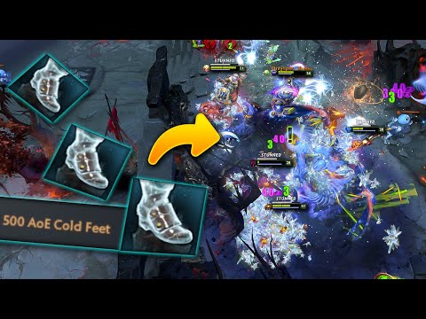 Cold Feet EPIC Base Defense! Dota 2