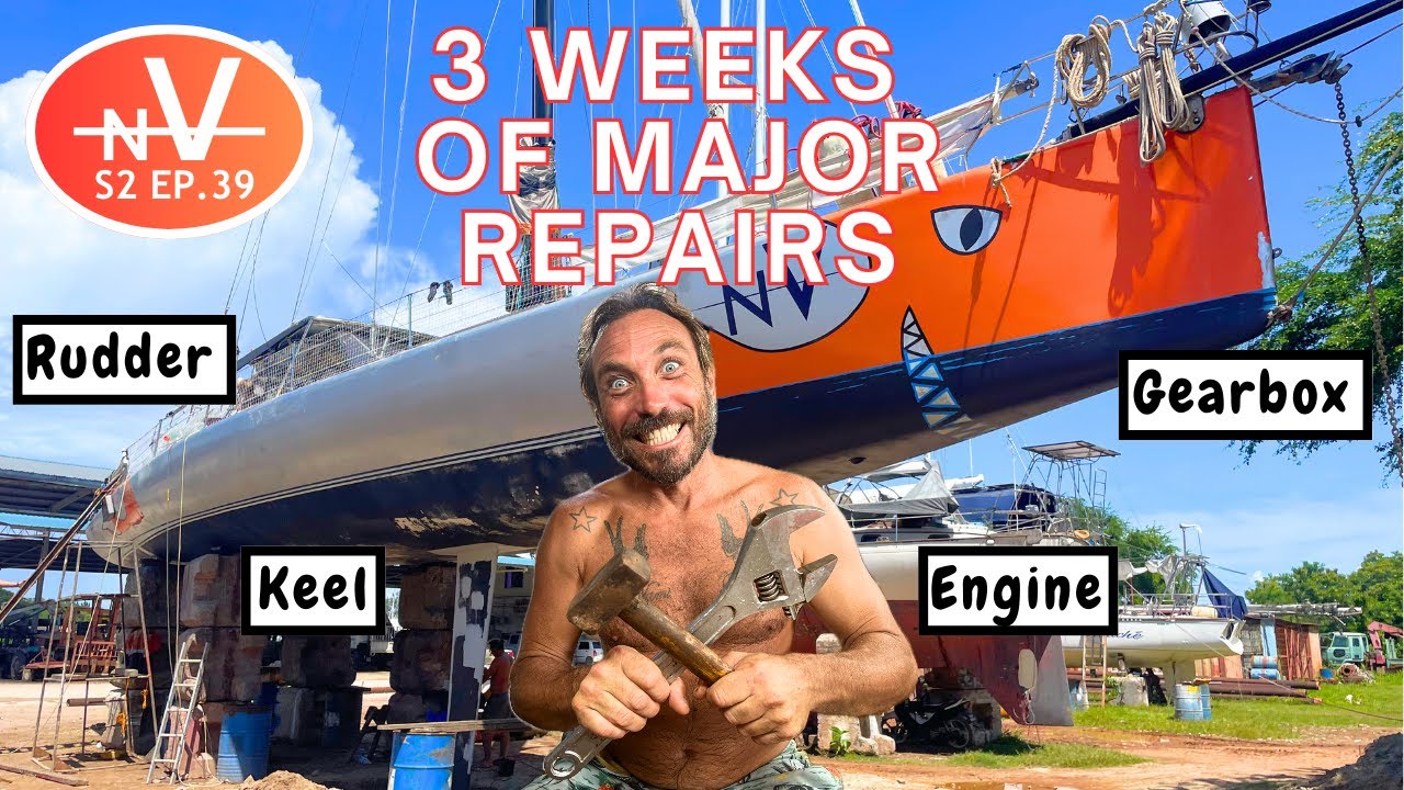 3 Weeks of Hardcore Boat Repairs in Just 30 Minutes! Rudder, Gearbox, Engine & More on Our Open 66