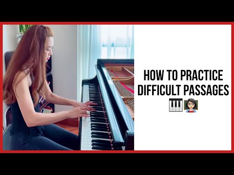 How to practice difficult passages - piano lesson