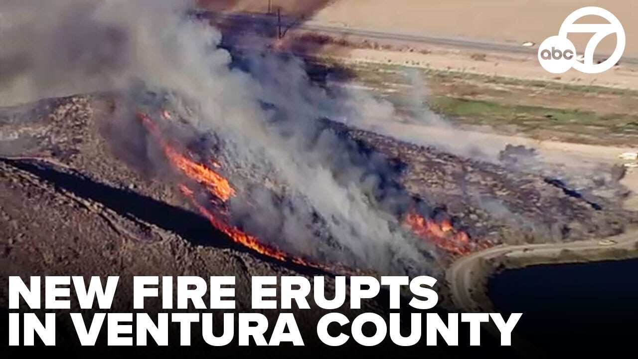 New fire erupts in Ventura County near Camarillo