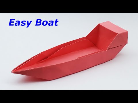 How To Make a Paper Boat  - Origami Paper Boat Tutorial