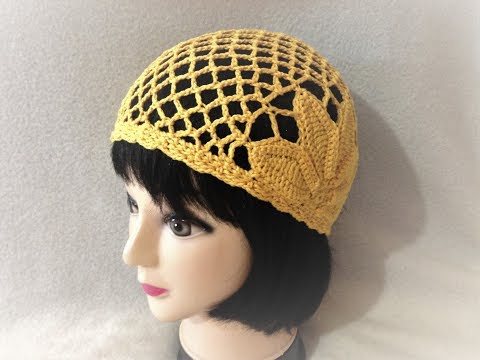 Cum crosetam caciulita, floare la ureche - Extrem de usor si foarte rapid de facut