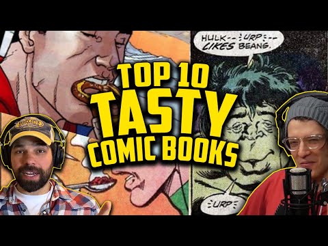 Top 10 Comics You Didn't Know Were Key Books! // Famous Comic Book Foods and Snacks