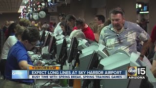 Sky Harbor busy Sunday, Monday