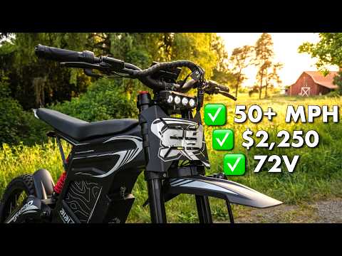 This CHEAP 50mph Electric Dirt Bike is INSANE!