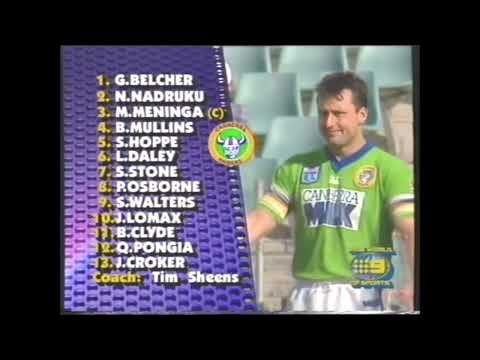 Canberra V Brisbane 1993 Winfield Cup Minor Semi Final