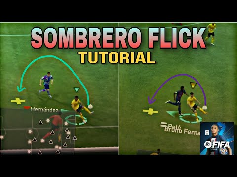 How To Do Sombrero Flick in Fifa Mobile 🔥😍 | Sombrero Flick tutorial in Fifa Mobile