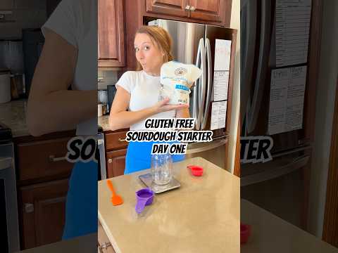 ✨DAY ONE of creating a gluten free sourdough starter! Can we make bread in 10 days again??✨