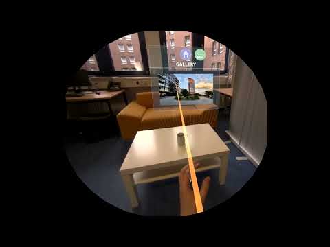 PalmGazer: Unimanual Eye-Hand Menus in Augmented Reality