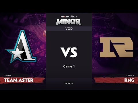 [RU] Team Aster vs Royal Never Give Up, Game 1, CN Qualifier, StarLadder ImbaTV Dota 2 Minor