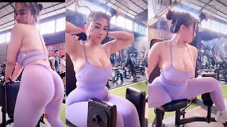 Download lagu PUTRI IRAWAN Live Too Hot for a Normal Workout? 🔥 Watch This! mp3