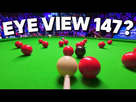 Snooker Maximum Break Attempt 147 With Real Pressure Headcam POV Eye View
