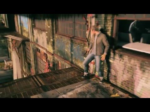Quantum Break - Industrial Area: Jack Joyce Saves Nick Marsters (Taxi Driver) From Monarch Reapers