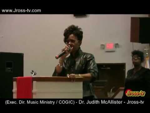 James Ross @ (Exec. Dir. Music Ministry) Judith McAllister (COGIC) - Jross-tv