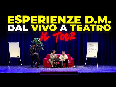 ESPERIENZE D.M.  DAL VIVO A TEATRO - IL TOUR | Awed, Riccardo Dose e Dadda