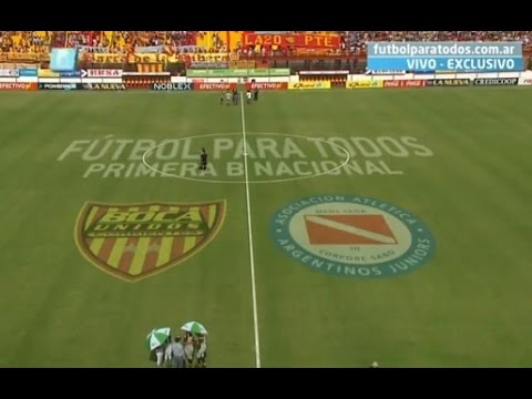 Fútbol en vivo. Boca Unidos - Argentinos. Fecha 12. Torneo Primera B Nacional. FPT.