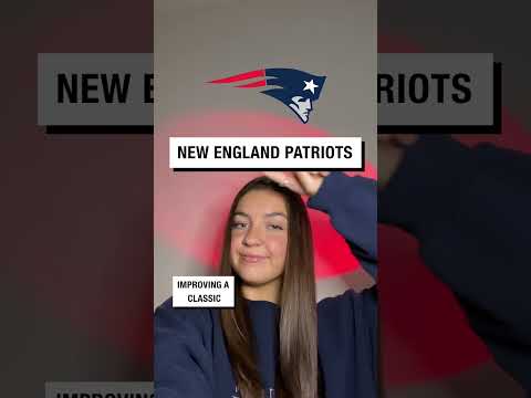 Redesigning NFL team logos 🤩🏈 - 🎥 emilymorgancreates