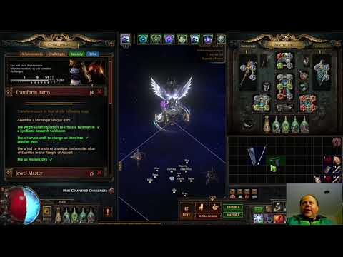 POE Quick Tips: Archnemesis Challenges - How to Assemble A Harbinger Unique Item -3.17 Path of Exile