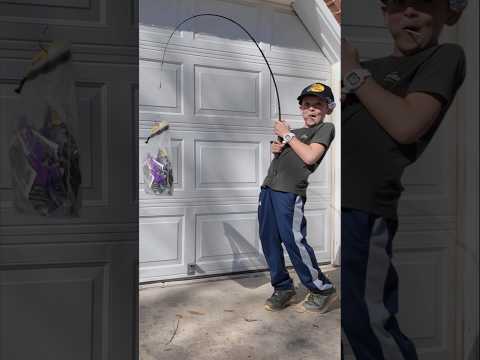 Ugly Stik GX2 - Worlds STRONGEST fishing rod! 💪🎣 #fishing #fishingvideo #shorts #challenge