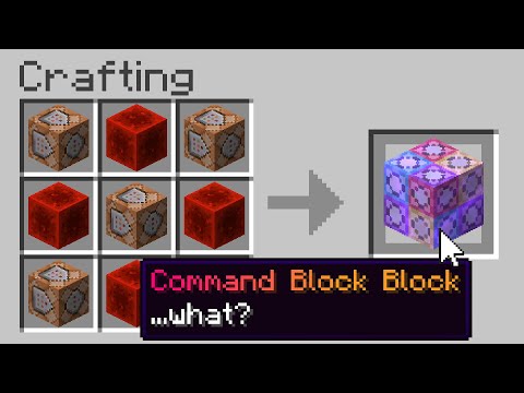 Minecraft, But There Are Custom Command Blocks...