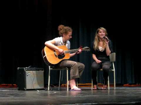 Chelsea And Andrea Cover Amos Lee At Variety Show - Keep It Loose, Keep It Tight