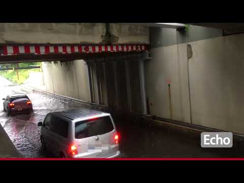 Schweres Unwetter im Kreis Bergstraße