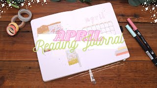 April Reading Journal with Me / Book Journal / Reading Journal Setup / Book Talk / Plan with Me