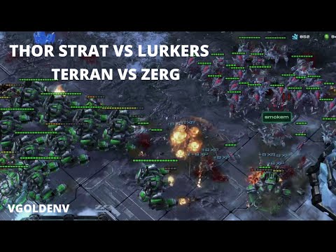 [STARCRAFT 2] INSANE MATCH! THOR STRAT VS LURKER STRAT!! WHO WINS?!