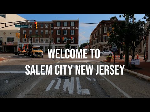 Driving Around Salem City, New Jersey - A Historical City