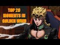 Top 20 Moments Scenes In Jojo Golden Wind