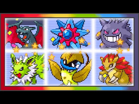LeafGreen Shiny Dream Team Elite 4 + Champion battle
