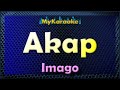 AKAP - KARAOKE in the style of IMAGO