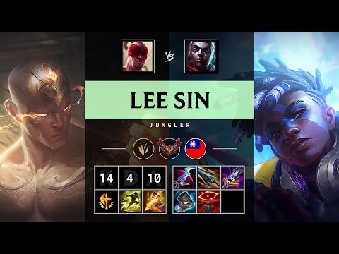 Lee Sin Jungle vs Ekko - TW Grandmaster Patch 25.S1.2