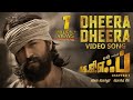 Dheera Dheera Full Video Song | KGF Tamil Movie | Yash | Prashanth Neel | Hombale Films |Ravi Basrur