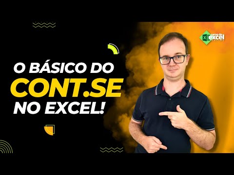 O Básico do CONT.SE Excel no excel