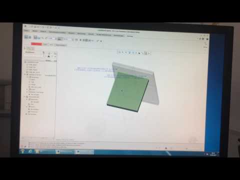 Creo Stellwad Bohrung Zeichnung