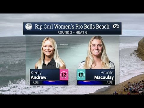 2016 Rip Curl Women’s Pro Bells Beach: Round 2, Heat 6 Video