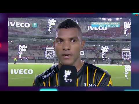 Así fue la primera vez que Miguel Borja, River y Gallardo se vieron las caras...